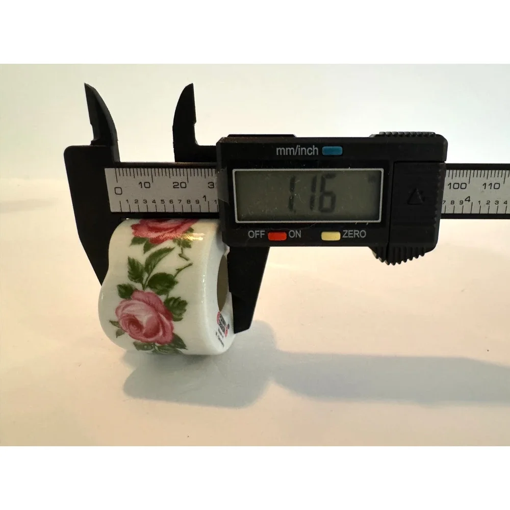 VTG W Germany Floral Taper Candle Holders Pair Cottagecore Pink Roses Ceramic